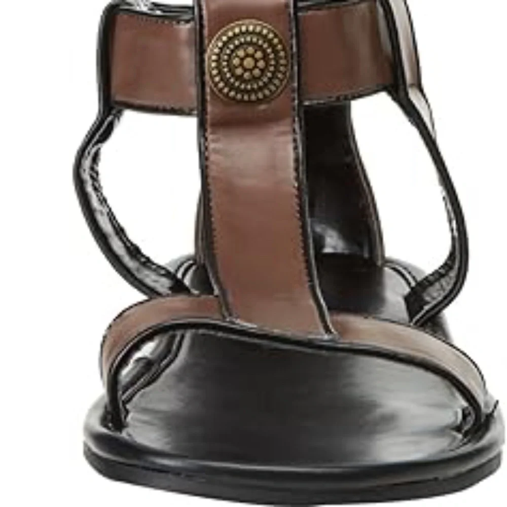 Funtasma by Pleaser Men's Roman Brown Costume Sandals NIB